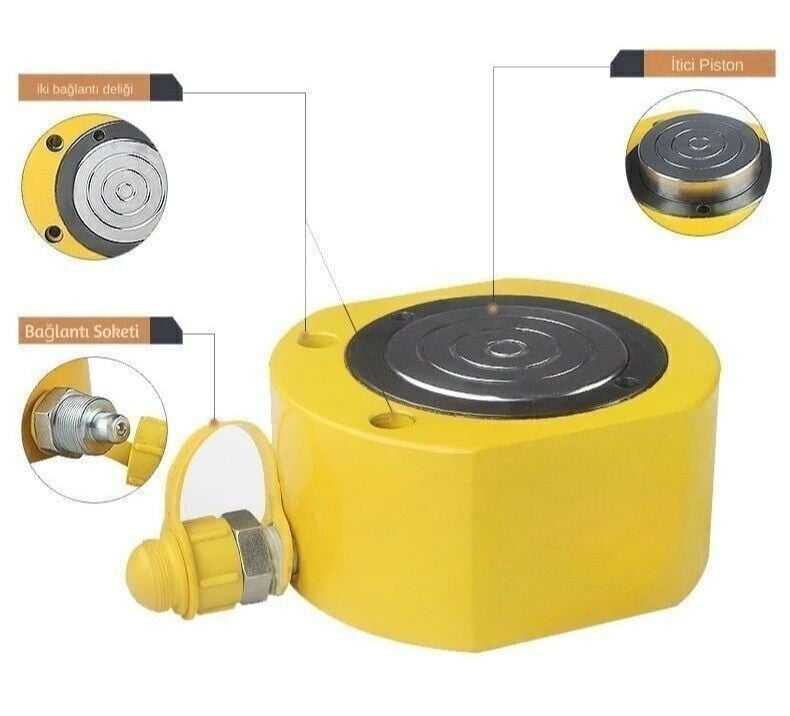 kısa mesafe hidrolik piston kriko