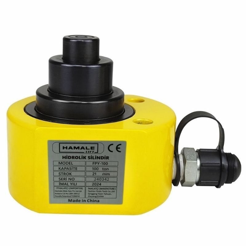 30 Ton 54 mm Strok Teleskopik Kademeli Hidrolik Kriko