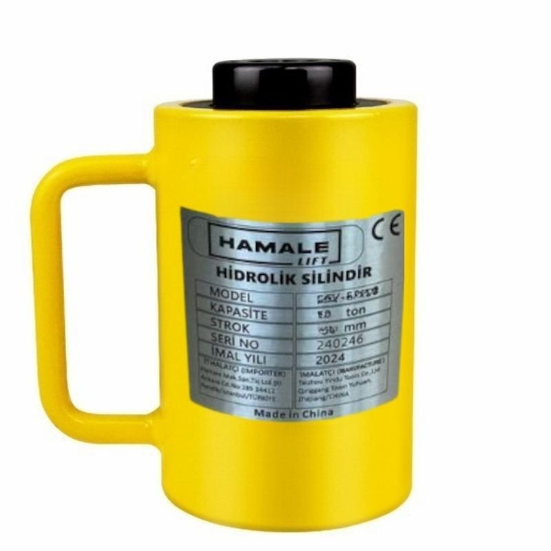20 Ton 50 mm Strok İçi Delik Silindir Kriko