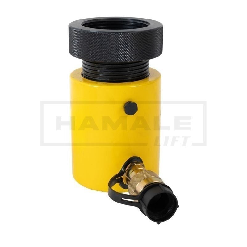 50 Ton 100 mm Strok Yük Tutma Kilitli Hidrolik Kriko