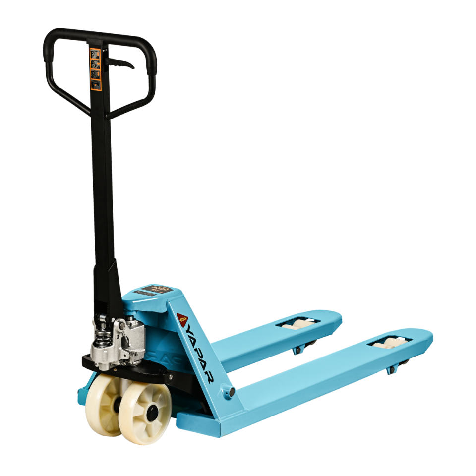 2.5 Ton Manuel Transpalet Beyaz Teker